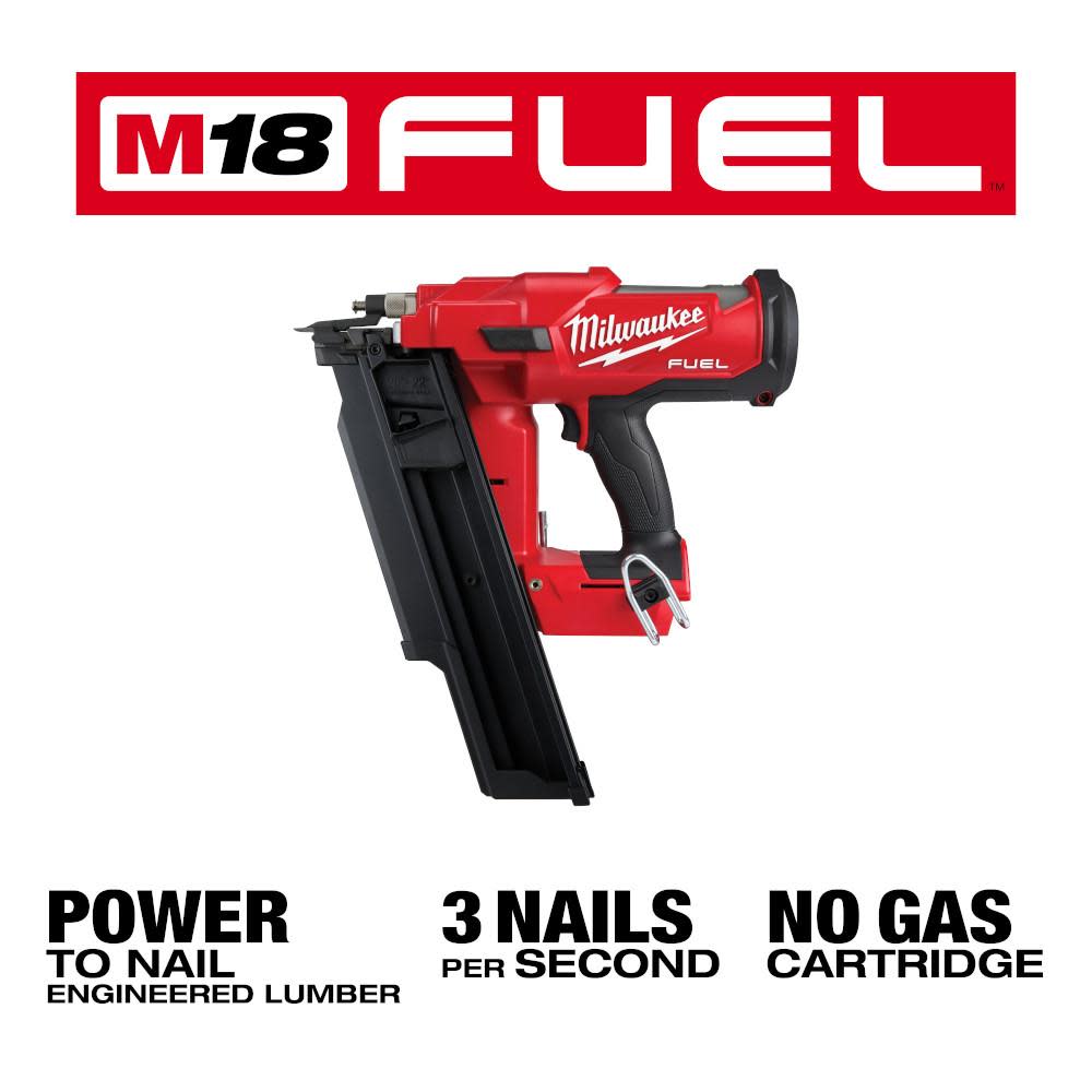 Milwaukee M18 FUEL 21 Degree Framing Nailer Bare Tool Reconditioned - Ascmtools