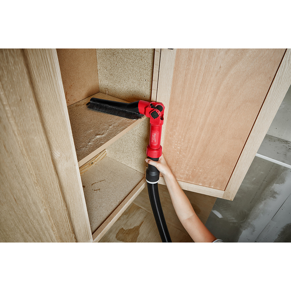 Milwaukee AIR-TIP Low-Profile Pivoting Brush Tool - Ascmtools
