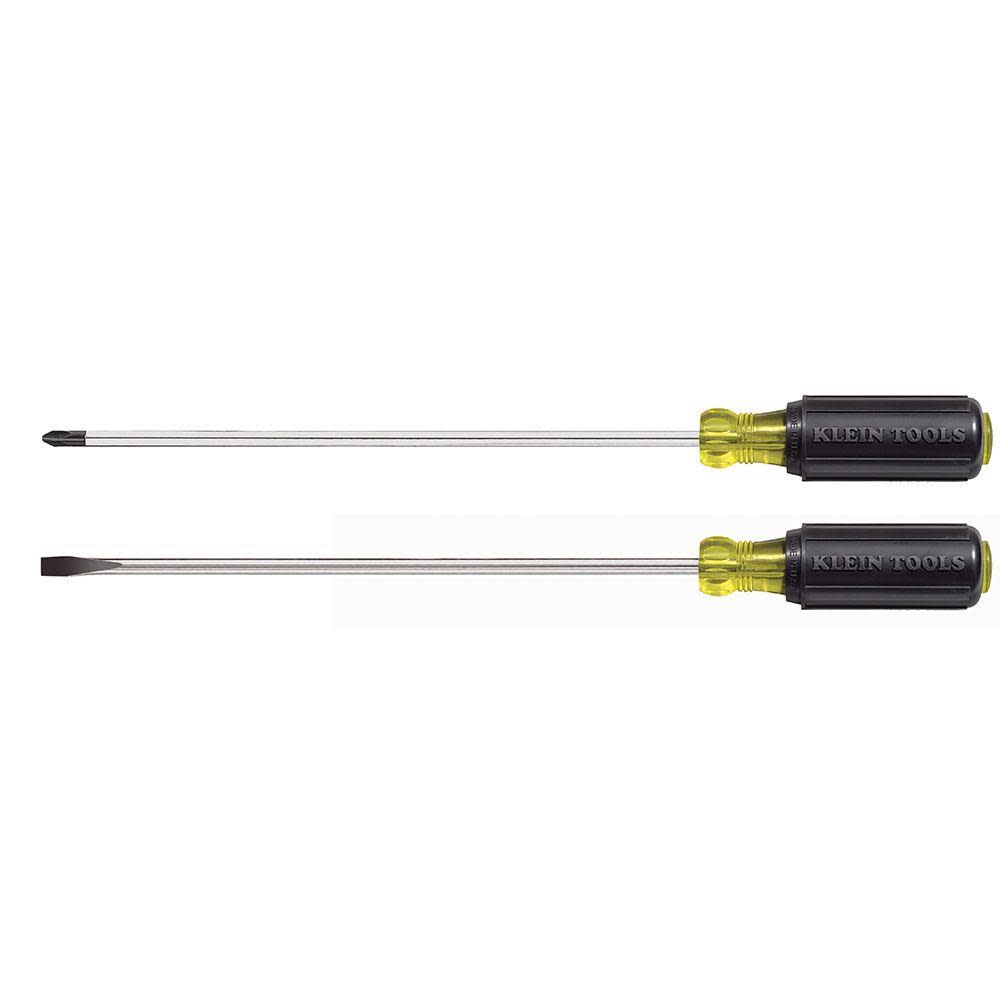 Klein Tools 10″ L Blade Screwdriver Set 2 Pc - Ascmtools