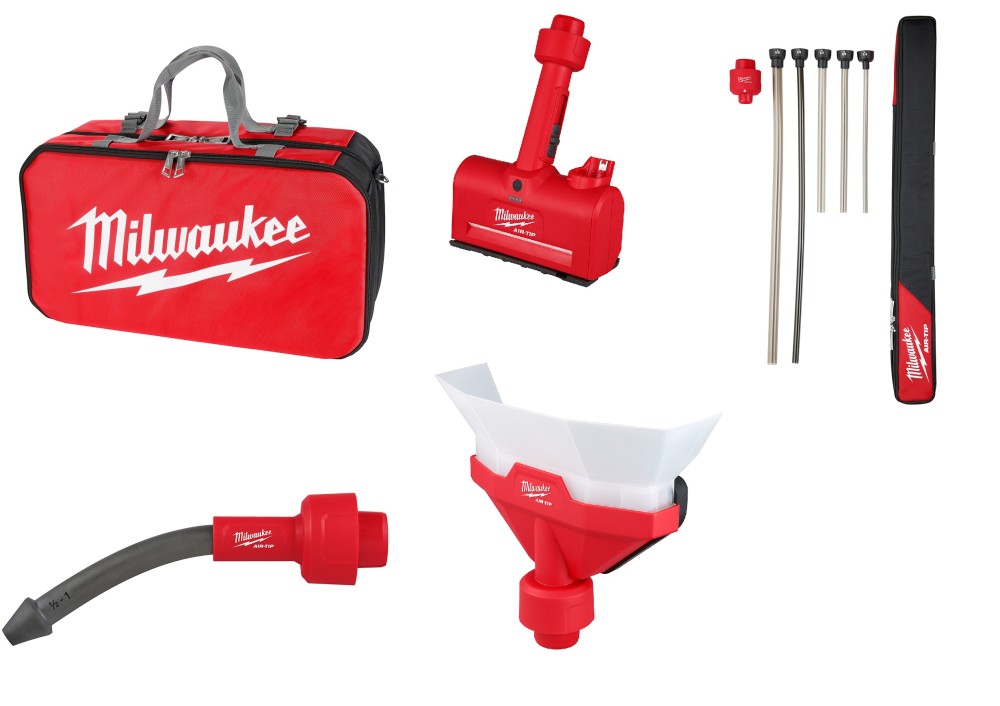 Milwaukee M12 AIR-TIP Vacuum Tool Accessories Electrical Bundle - Ascmtools
