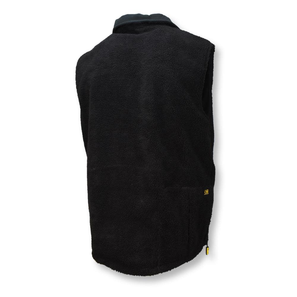 DEWALT Heated Kit Reversible Fleece Vest with Battery Black 2X - Ascmtools