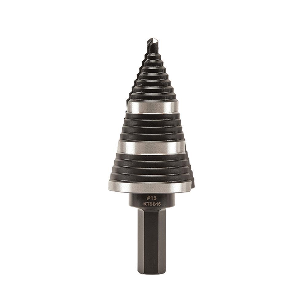 Klein Tools Step Drill Bit #15 Double Fluted - Ascmtools