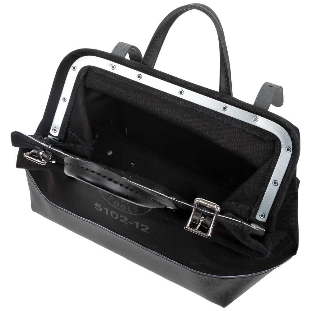 Klein Tools 12″ Canvas Tool Bag Black - Ascmtools