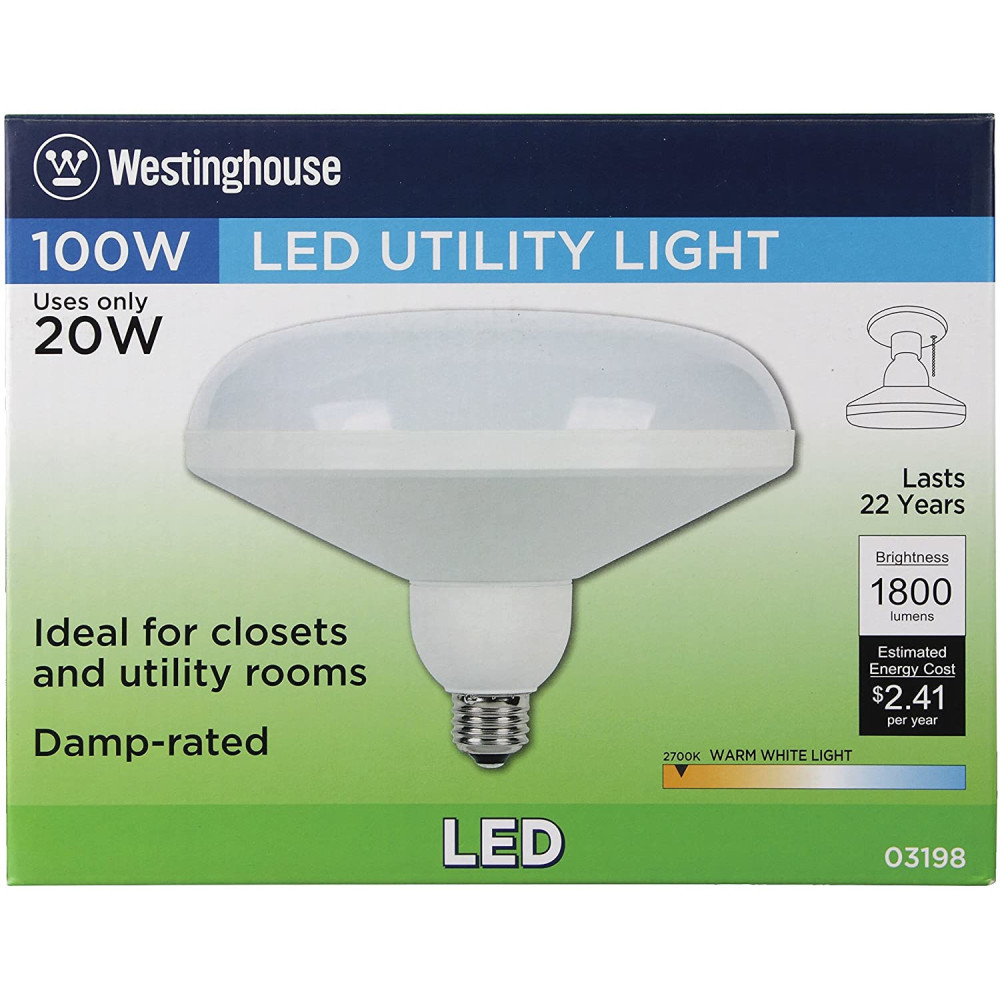 Westinghouse DLR64 LED Light Bulb 120V 20W 1800 Lumens 1pk - Ascmtools