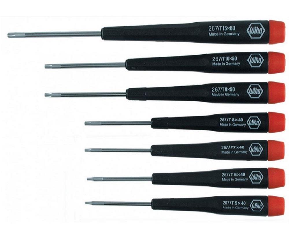 Wiha Precision Torx Screwdriver 7 piece Set - Ascmtools