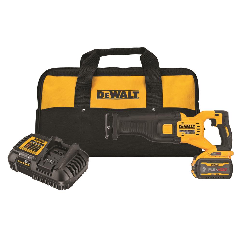 DEWALT FLEXVOLT 60V MAX* Brushless Cordless Reciprocating Saw Kit - Ascmtools