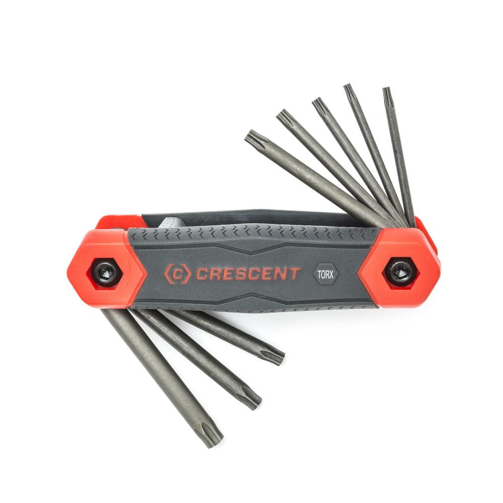 Crescent Folding Hex Key Set 3 pc. SAE/Metric/TORX - Ascmtools