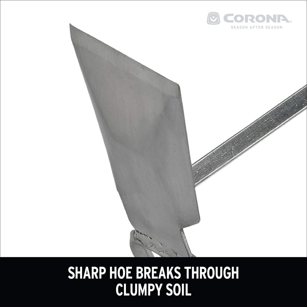 Corona Hoe/Cultivator 7″ ComfortGEL Premium Stainless Steel - Ascmtools