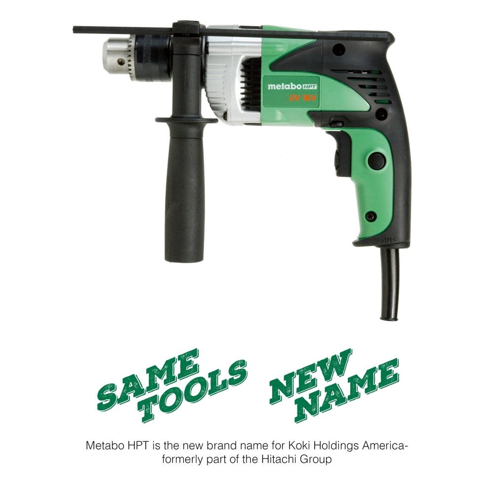 Metabo HPT 5/8 Inch 6-Amp Hammer Drill 2-Modes VSR | DV16V - Ascmtools