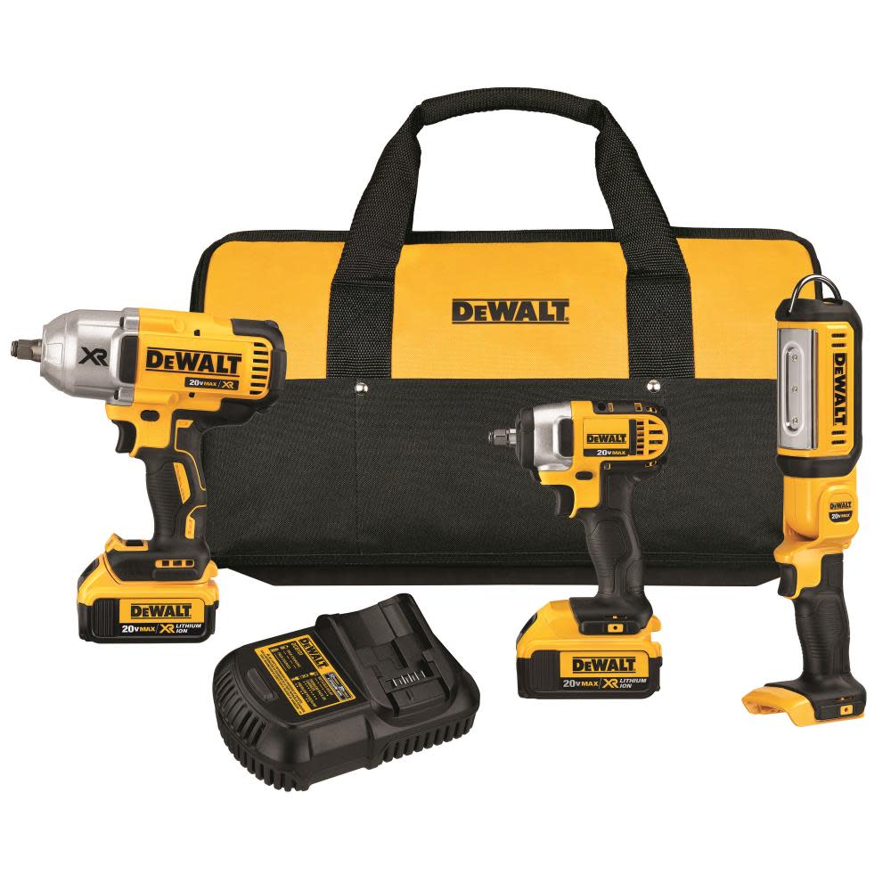 DEWALT 20 V MAX* Li-ion 3-Tool Combo Kit - Ascmtools