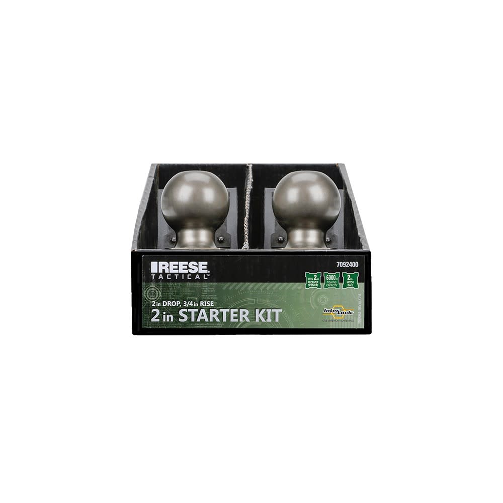 Reese 6000 lbs Trailer Hitch Ball Mount Starter Kit - Ascmtools
