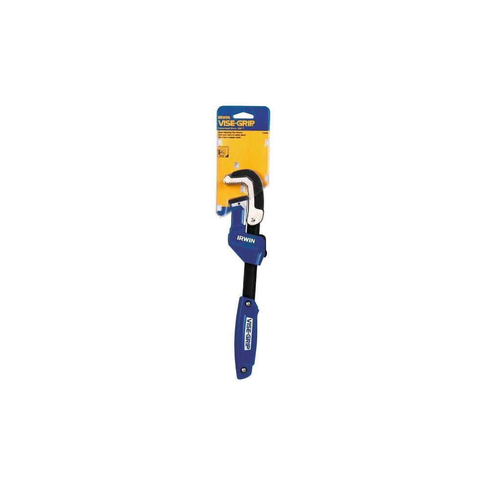 Irwin Vise Grip Pipe Wrench 11″ Aluminum Quick Adjust - Ascmtools