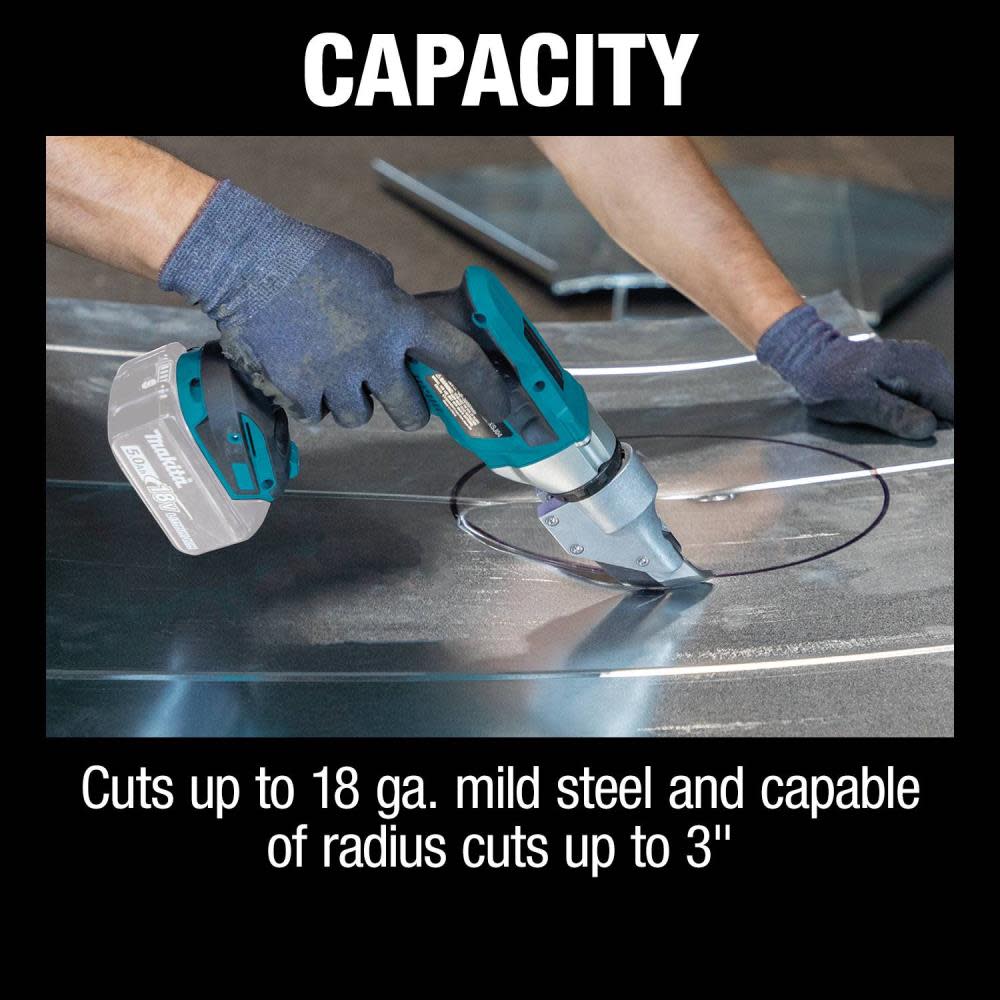 Makita 18V LXT Offset Shear 18 Gauge Bare Tool - Ascmtools