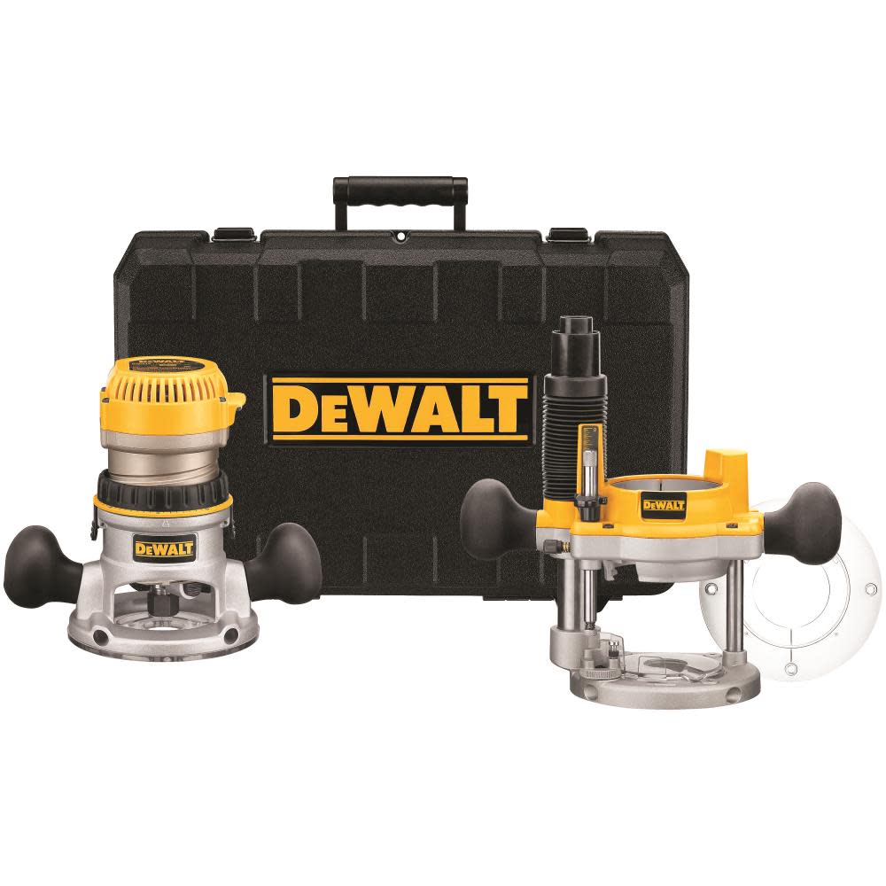 DEWALT 12 Amp 2-1/4 HP Plunge and Fixed Based Variable Speed Router - Ascmtools