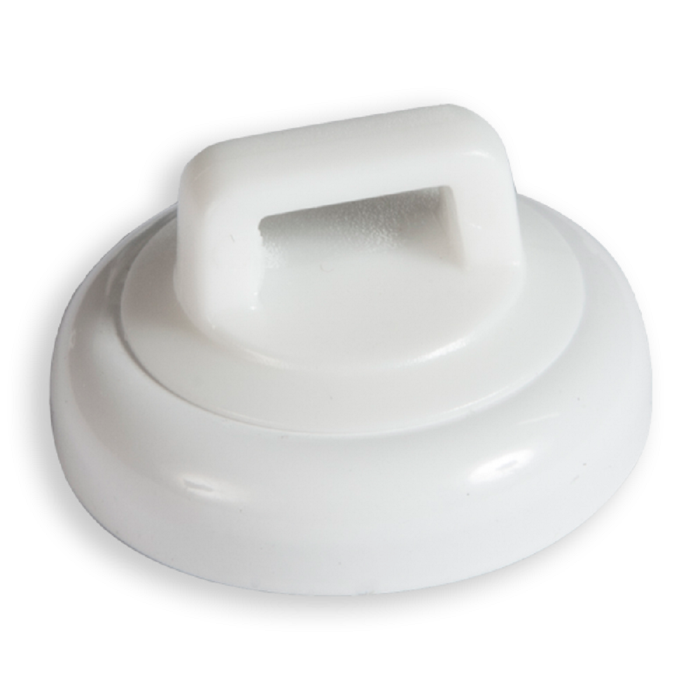 Rack-A-Tiers Mag Daddy Magnetic Zip Tie Mount White 10lb 10pk - Ascmtools