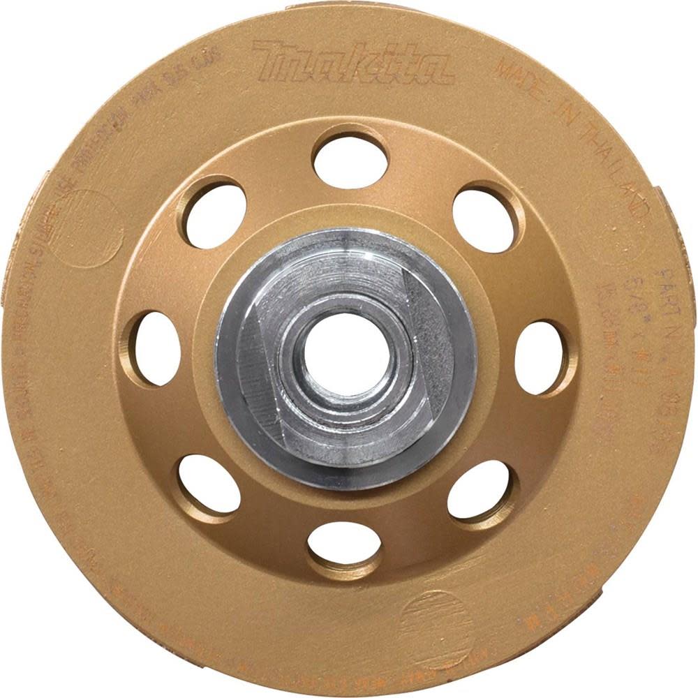 Makita 4-1/2 in. Double Row Diamond Cup Wheel Anti-Vibration - Ascmtools