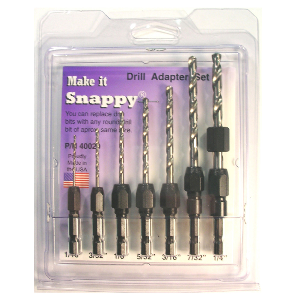 Make It Snappy Drill Bit Adapter Set 7pc - Ascmtools