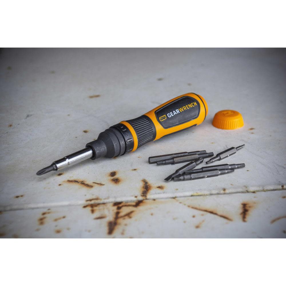 GEARWRENCH Multi Bit Driver Ratcheting 11 in 1 - Ascmtools