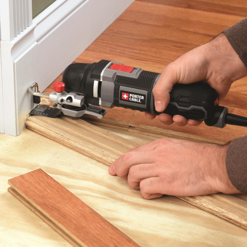 Porter Cable 3.0 Amp Corded Oscillating Multi-Tool Kit with 31 Accessories - Ascmtools