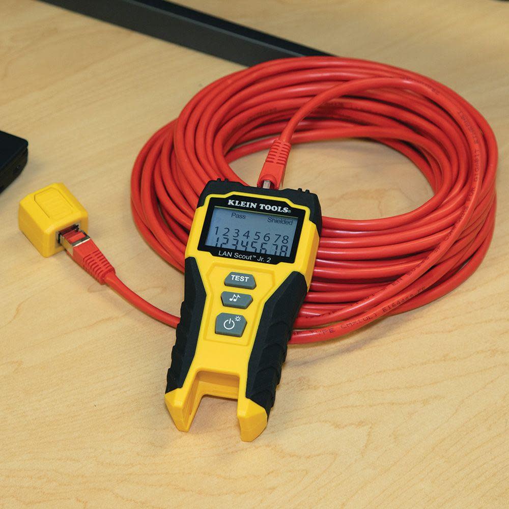 Klein Tools LAN Scout Jr 2 Cable Tester - Ascmtools