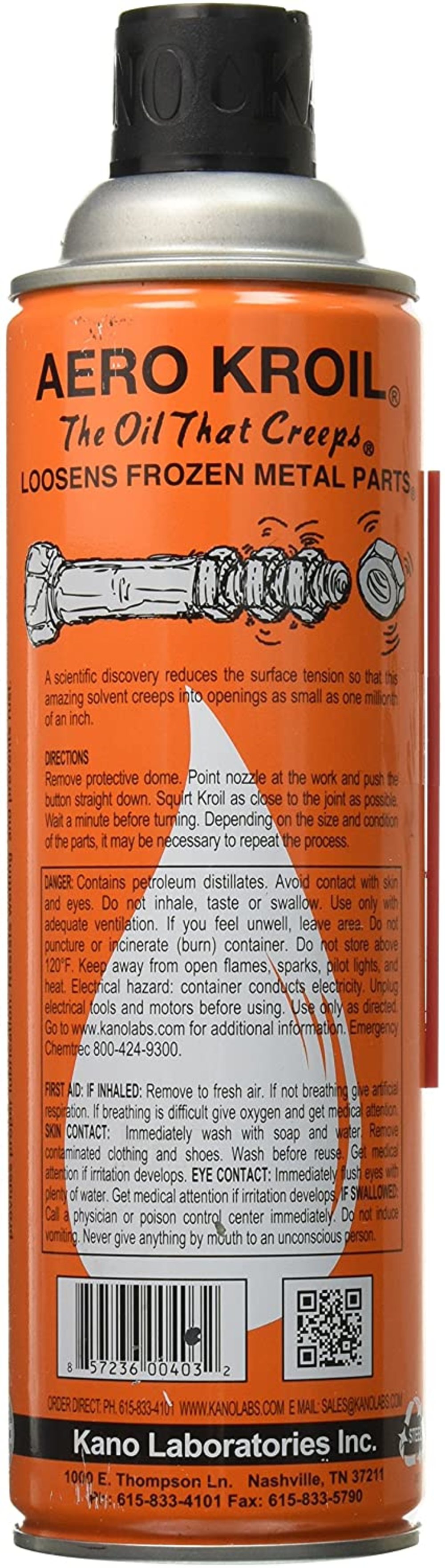 Kroil Penetrating Oil 16.5oz - Ascmtools