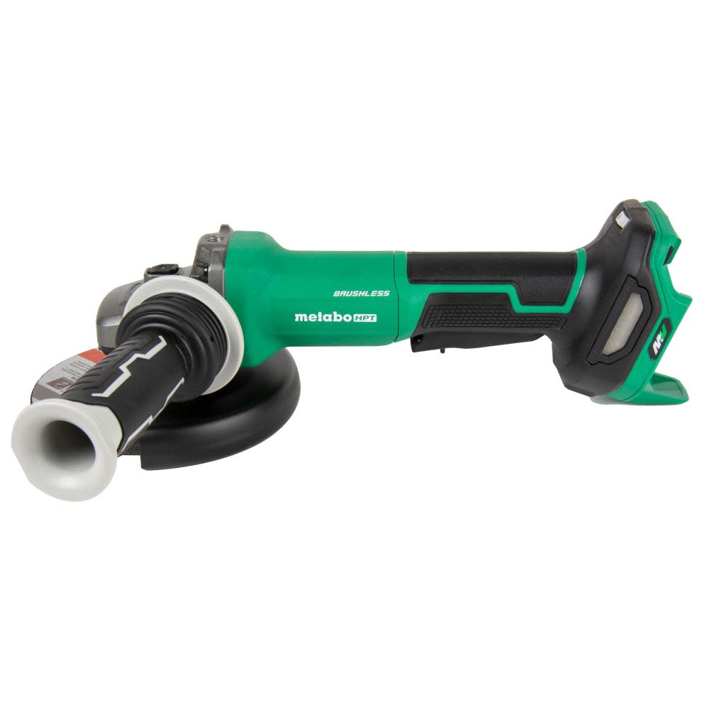Metabo HPT 36V MultiVolt 6″ Angle Grinder Paddle Switch Variable Speed Cordless Bare Tool - Ascmtools