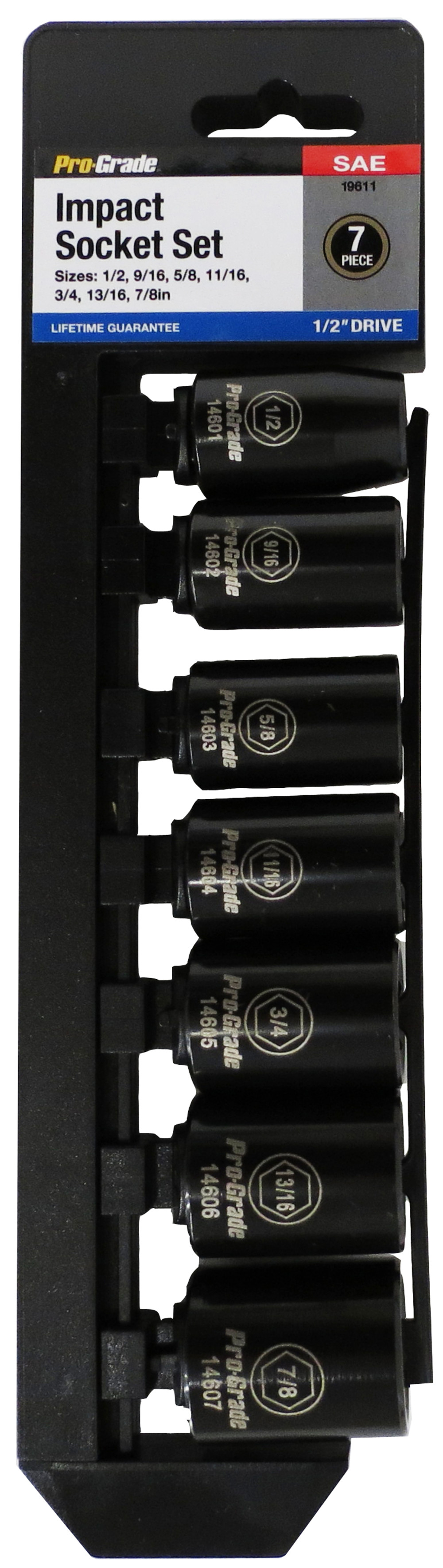 Allied International Impact Socket Set 1/2″ Drive SAE 7pc - Ascmtools