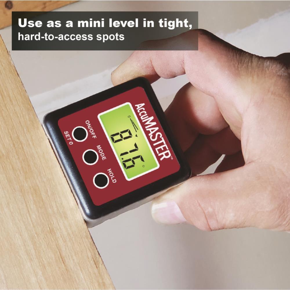 Calculated Industries AccuMASTER 2-in-1 Digital Angle Gauge - Ascmtools