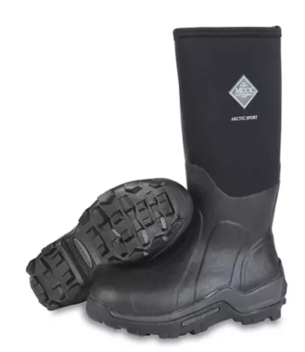 Muck Boots Mens Arctic Sport Steel Toe Tall Boots Black Size 9 - Ascmtools