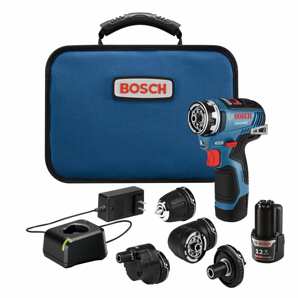 Bosch 12V Max EC Flexiclick 5 In 1 Drill/Driver Kit - Ascmtools