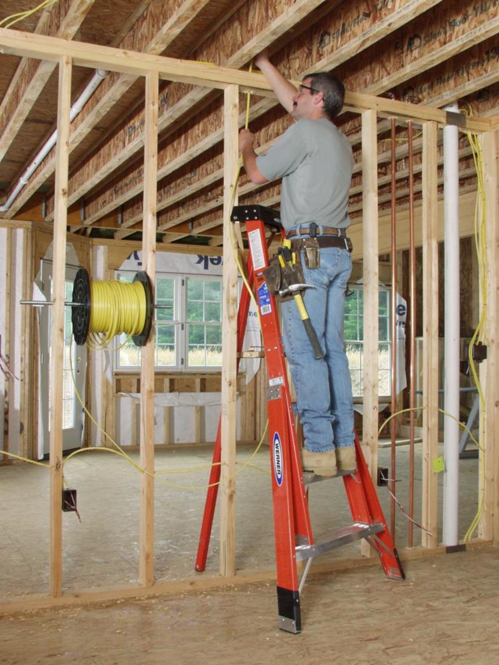 Werner 6 Ft. Type IA Fiberglass Tripod Ladder - Ascmtools