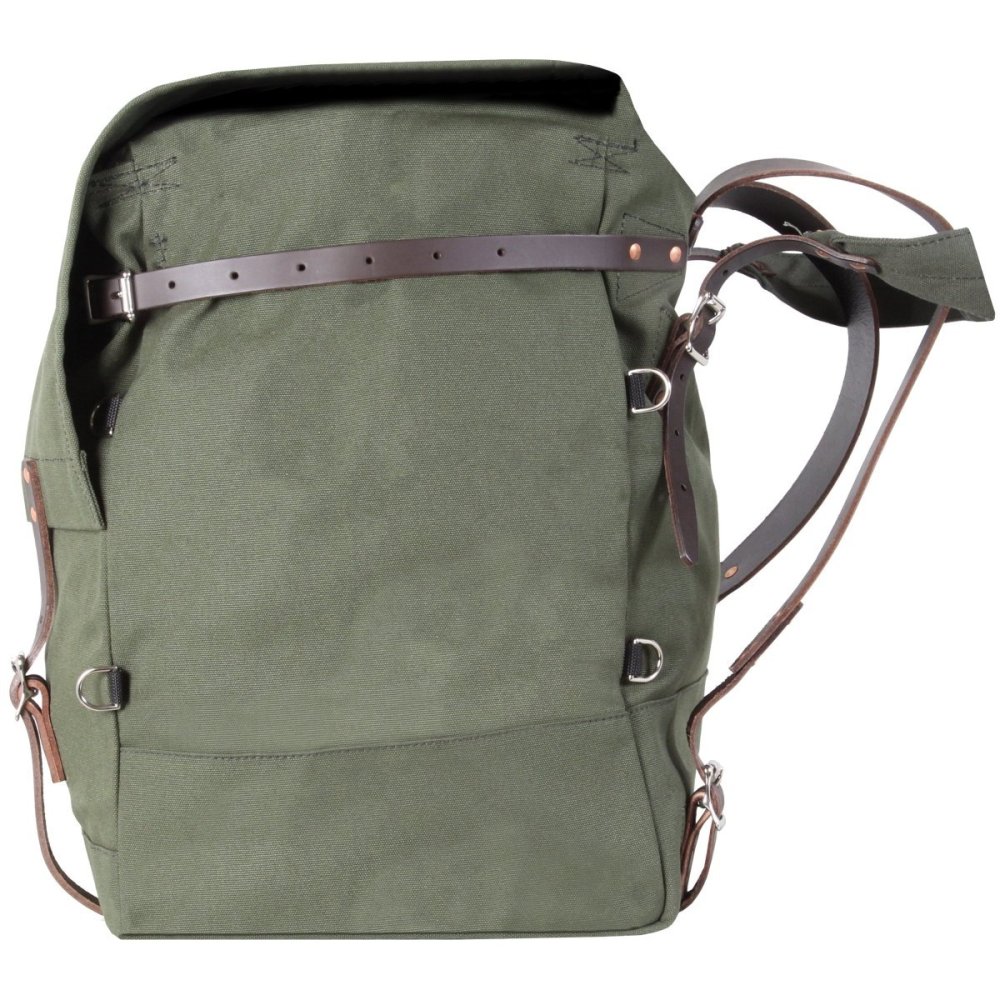 Duluth Pack 64 Liter Capacity Olive Drab Canvas Box Style Standard Food Pack - Ascmtools