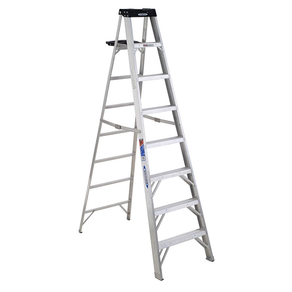 Werner 8 Ft Type IA Aluminum Step Ladder - Ascmtools