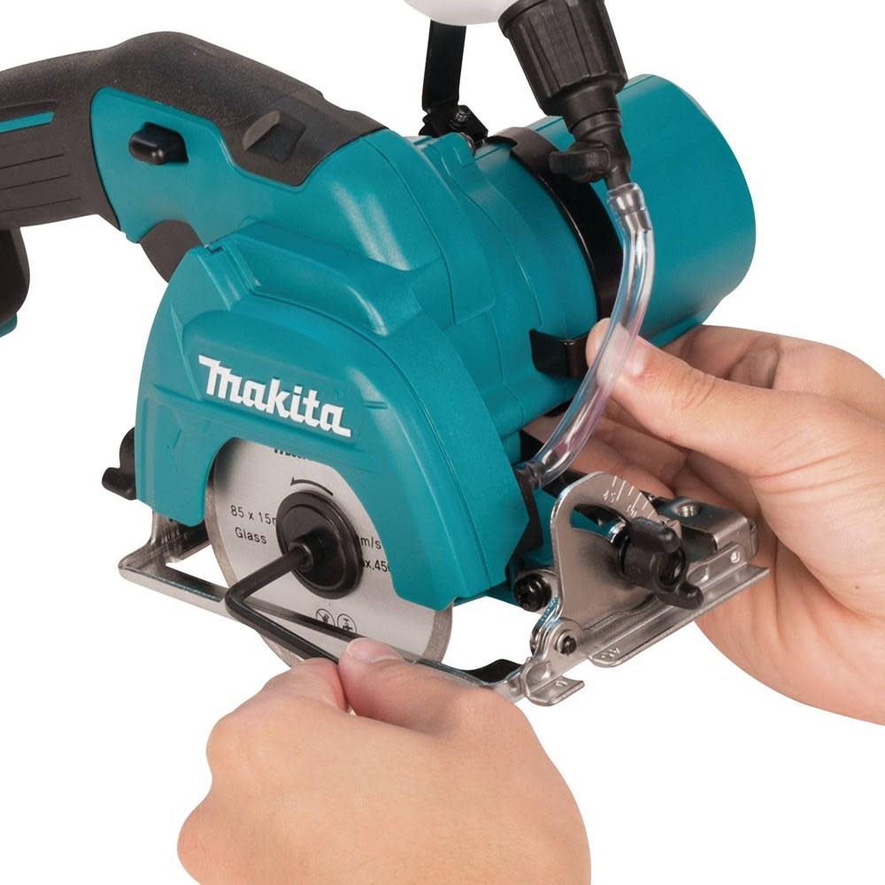 Makita 12 Volt Max CXT Lithium-Ion Cordless 3-3/8 in. Tile/Glass Saw (Tool Only) - Ascmtools