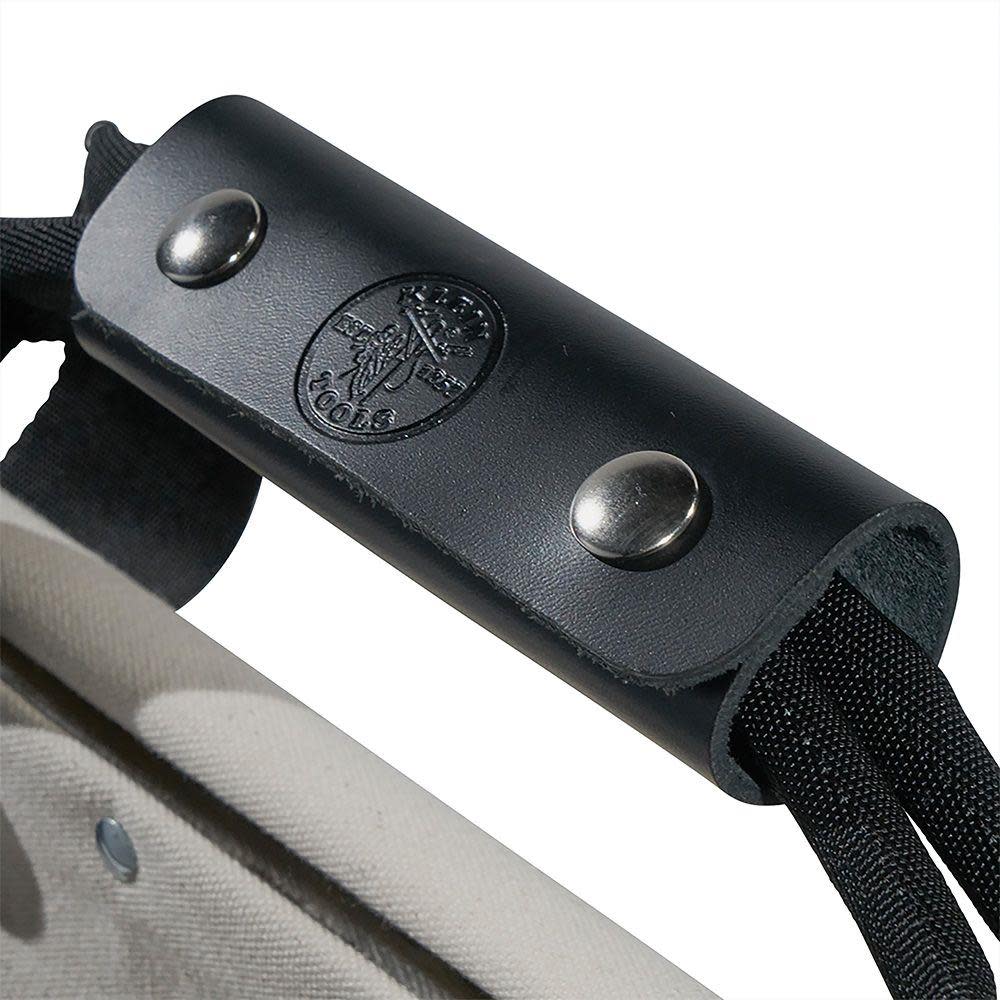 Klein Tools 20″ Canvas Tool Bag Leather Bottom - Ascmtools