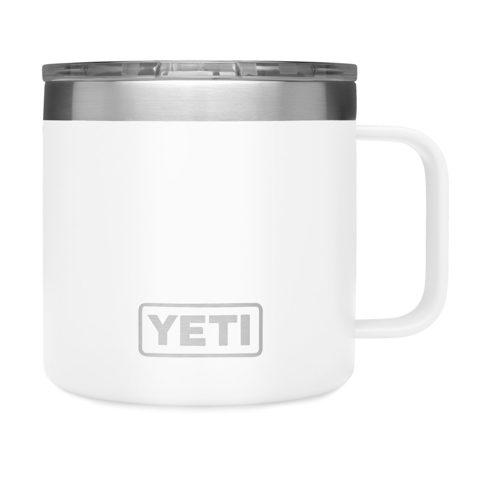 Yeti Rambler Mug with MagSlider Lid 14oz White - Ascmtools