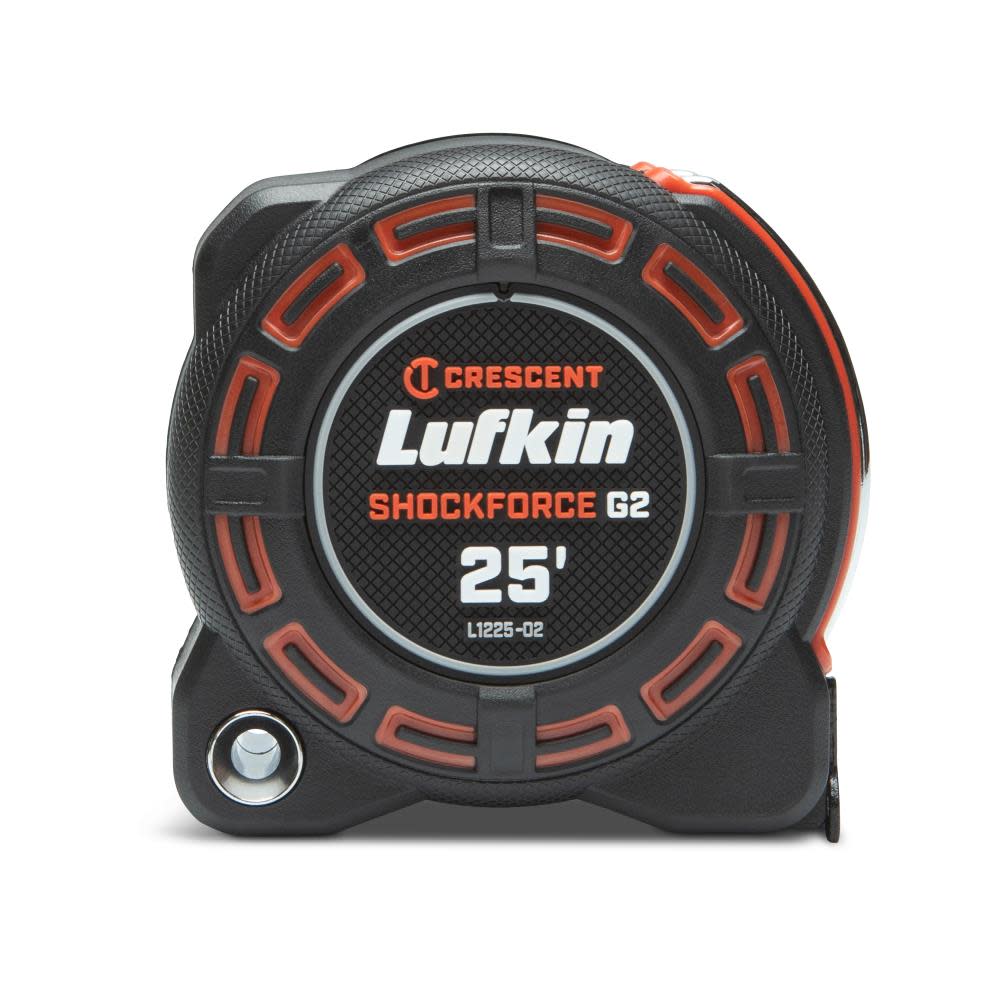 Crescent Lufkin Shockforce G2 Tape Measure 1 1/4″ x 25′ - Ascmtools