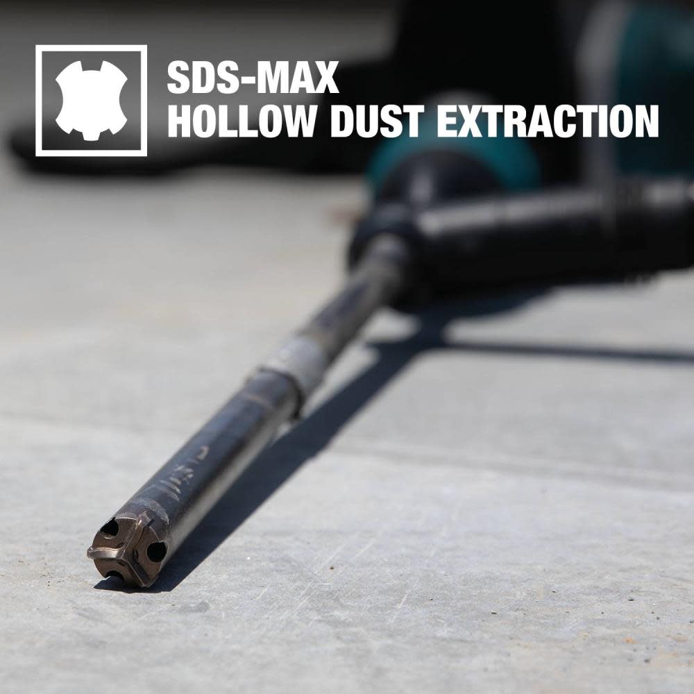 Makita 1-1/8″ x 24″ SDS-MAX Dust Extraction Drill Bit - Ascmtools