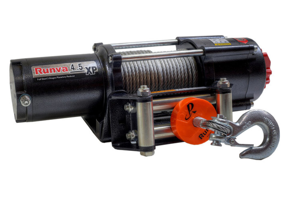 DK2 Runva ATV UTV Winch 12v 4500lb Expert Package - Ascmtools