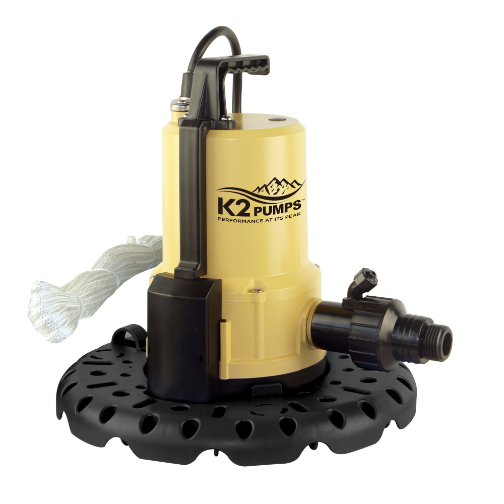 K2 Pumps 1/4 HP Automatic Pool Cover Pump - Ascmtools