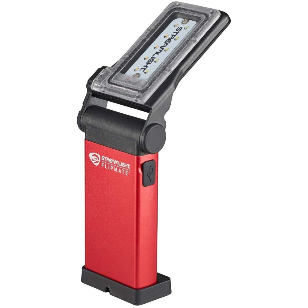 Streamlight FlipMate Red Compact Rechargeable Work Light - Ascmtools
