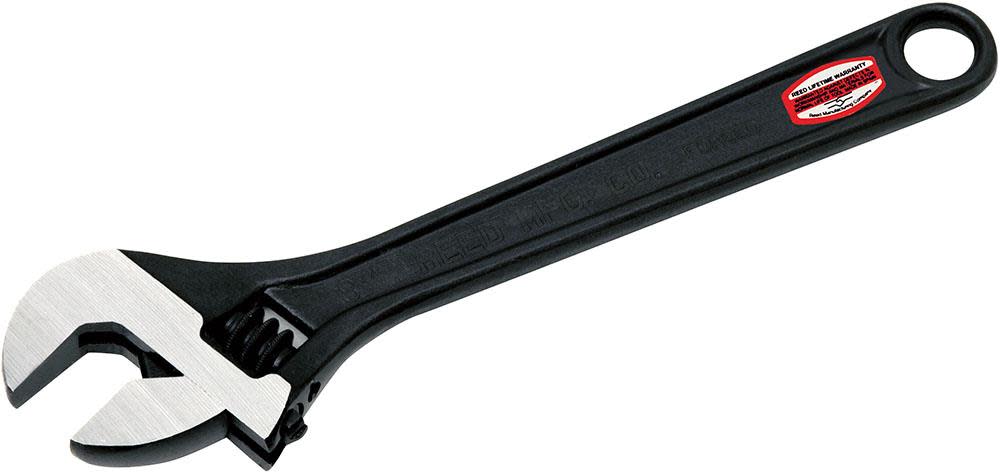 Reed Mfg Adjustable Wrench Blackened 8 In. - Ascmtools