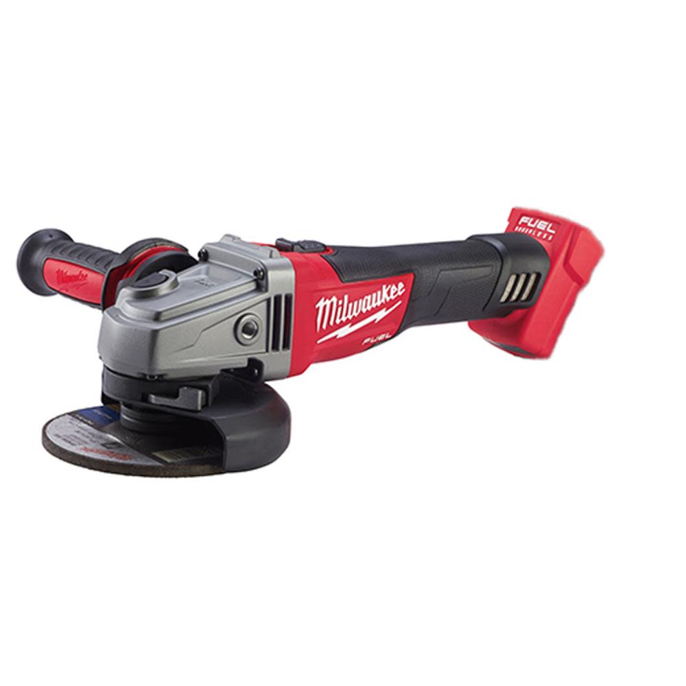 Milwaukee M18 FUEL 4-1/2 In. / 5 In. Grinder Slide Switch Lock-On Bare - Ascmtools