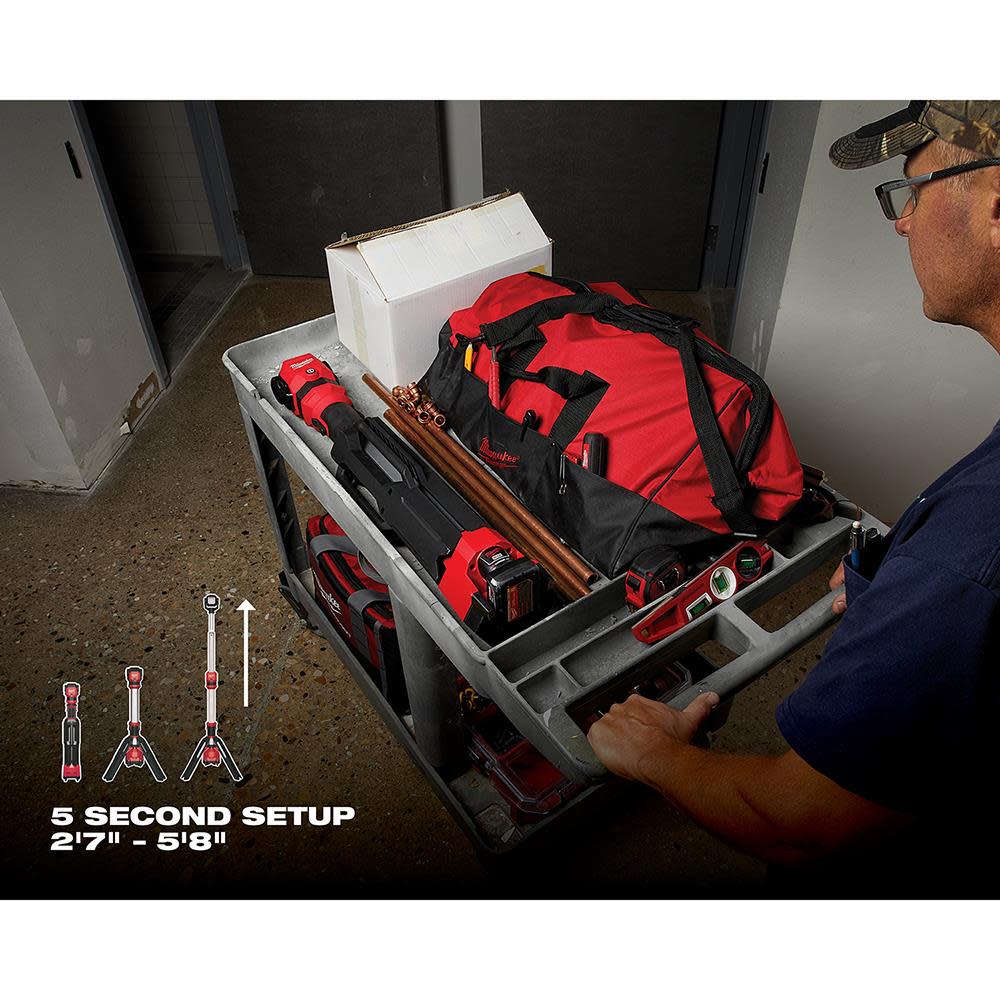 Milwaukee M12 ROCKET Dual Power Tower Light - Ascmtools