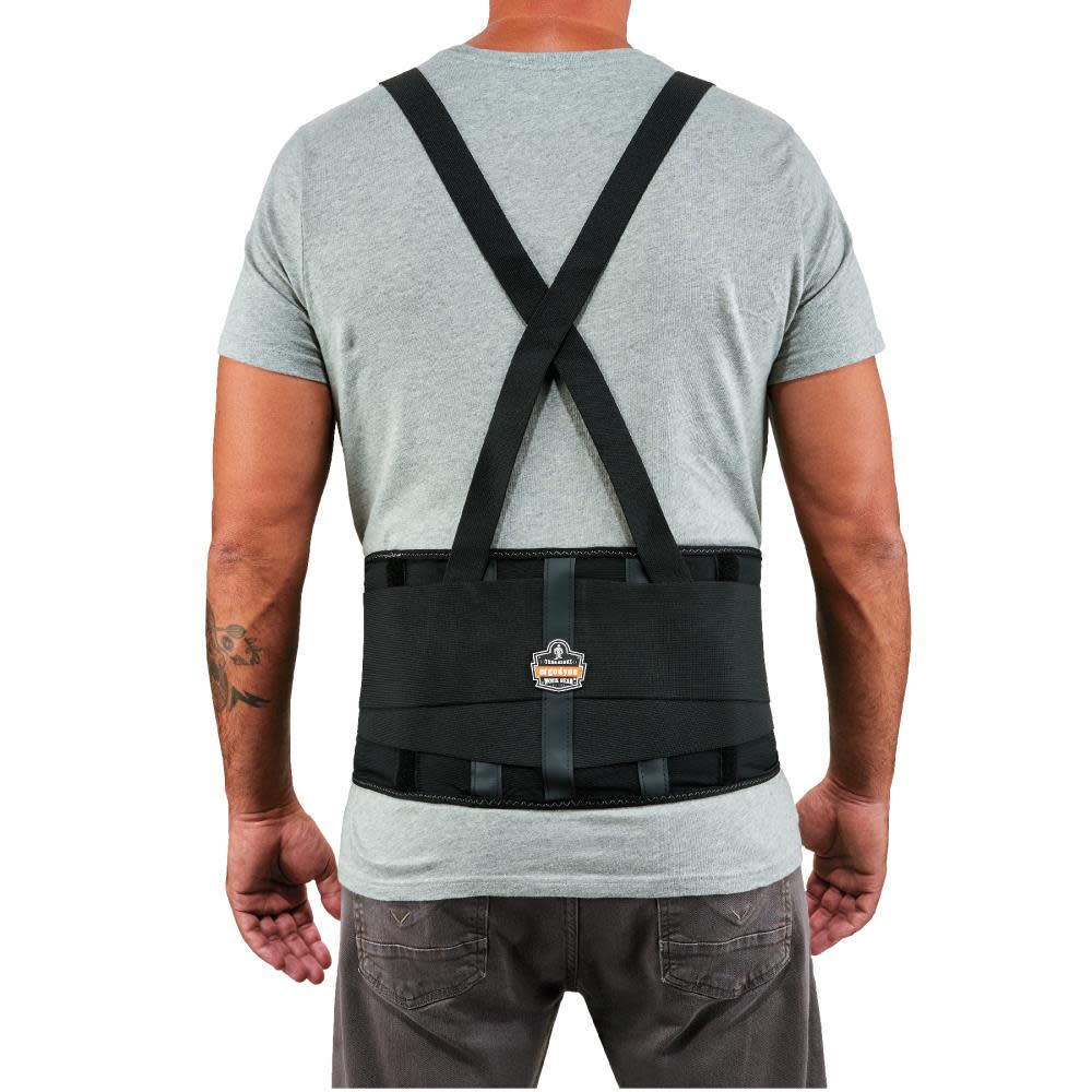 Ergodyne ProFlex 100 2XL Black Economy Back Support - Ascmtools