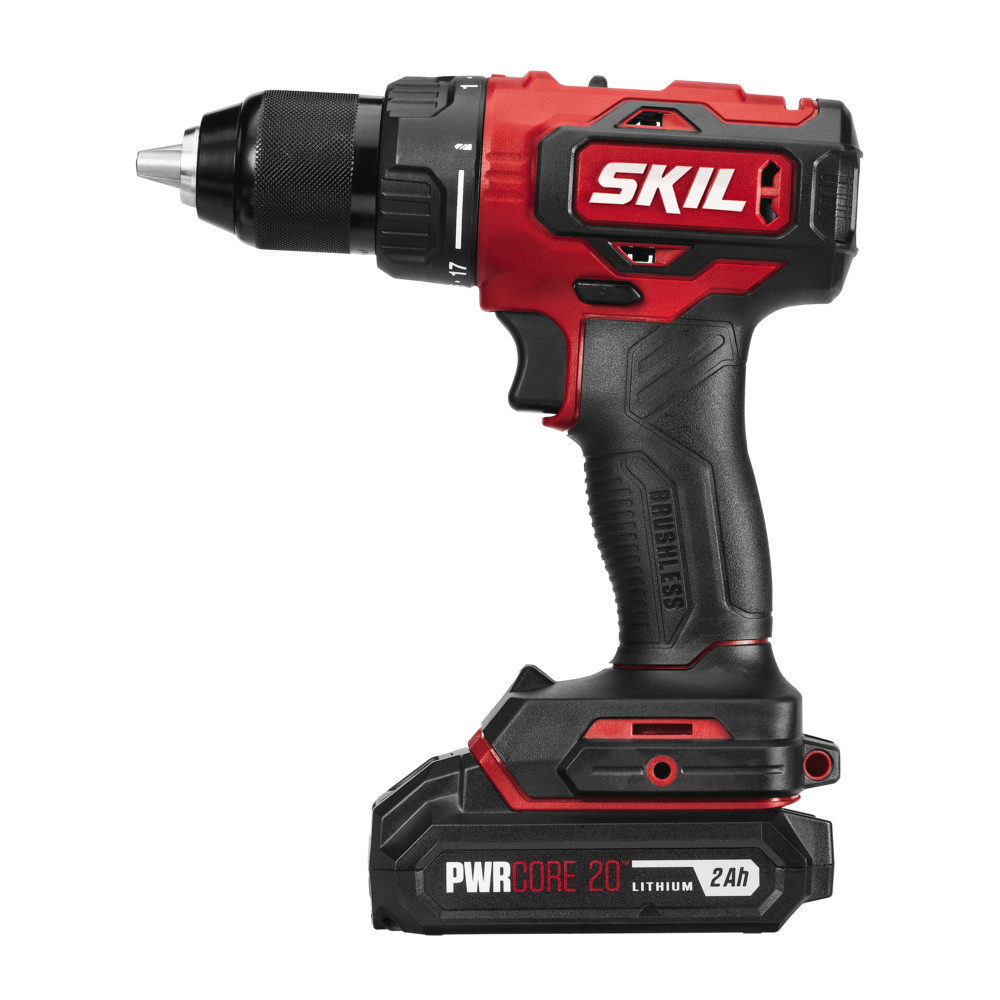 SKIL PWRCORE 20 Brushless 20V 1/2″ Drill Driver Kit - Ascmtools