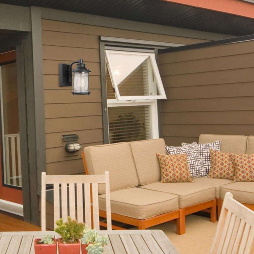 Globe Electric Donovan Downlight Wall Sconce 60W 1 Light Bronze - Ascmtools