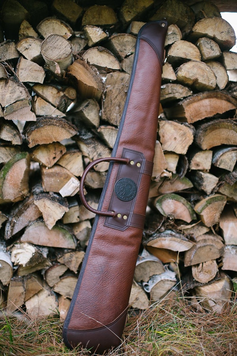 Duluth Pack 55 In. L Brown Trim Bison Leather Shotgun Case - Ascmtools