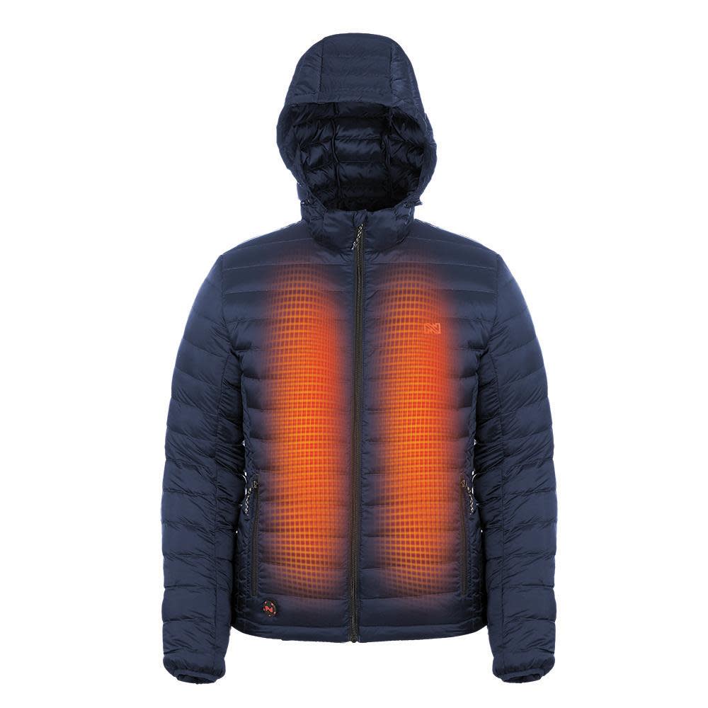 Mobile Warming Summit Heated Jacket 12 Volt Mens Navy Small - Ascmtools