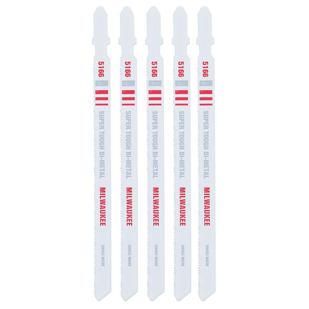 Milwaukee 5-1/4 in. 24 TPI Bi-Metal Jig Saw Blade 5PK - Ascmtools